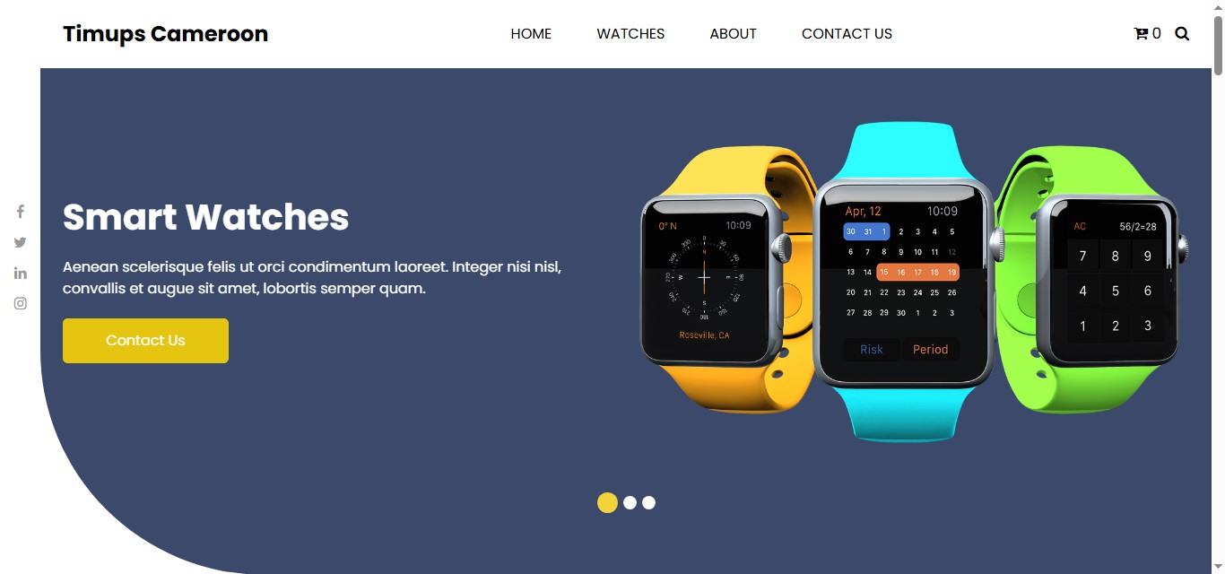 E-commerce Website project preview